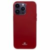 iPhone 15 Pro-MERCURY GOOSPERY Soft TPU Anti-drop Backcase Sparkly Glitter-Donker Rood-1-Cityhoesje.nl