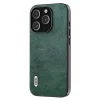 iPhone 15 Pro Max-Abeel Backcase Litchi Texture Anti-Dust PU Leather Coated TPU -Groen-2-Cityhoesje.nl