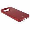 iPhone 15 Pro Max-MERCURY GOOSPERY Soft TPU Anti-drop Backcase Sparkly Glitter-Donker Rood-5-Cityhoesje.nl