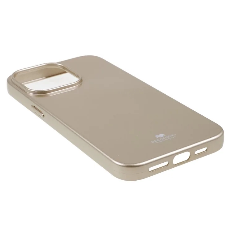 Goospery - Backcover iPhone 15 Pro Max - Jelly - Goud - Afbeelding 4