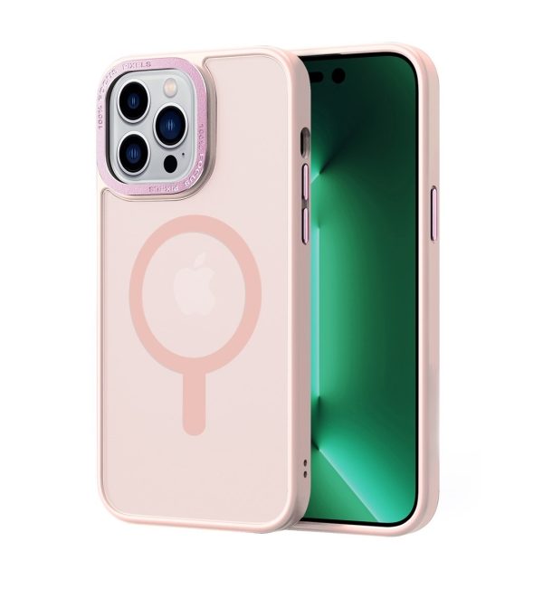 Cityhoesje – Backcover iPhone 16 Pro - Magsafe - Roze