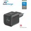 Swissten - 20W UBS - C & USB-A Travel Charger - Zwart - Thumbnail Image 1