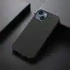 Cityhoesje - Backcover iPhone 14 Plus-15 Plus - Carbon Fiber Texture PU – Zwart - Thumbnail Image 5