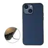 Cityhoesje - Backcover iPhone 14 Plus -15 Plus - Carbon Fiber Texture PU – Blauw - Thumbnail Image 5
