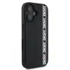 DKNY iPhone 16 Backcover hoesje D Rubber Repeat Logo Line - Zwart-3-Cityhoesje.nl