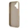 DKNY iPhone 16 Backcover hoesje PU Leather Checkered Pattern and Stripe - Roze-6-Cityhoesje.nl