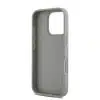DKNY iPhone 16 Pro Backcover hoesje PU Leather Repeat Pattern Tonal Stripe - Beige-6-Cityhoesje.nl