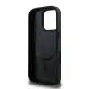 DKNY iPhone 16 Pro Backcover hoesje PU Leather Stack Logo Magsafe - Zwart-6-Cityhoesje.nl