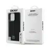 DKNY iPhone 16 Pro Backcover hoesje PU Leather Stack Logo Magsafe - Zwart-8-Cityhoesje.nl
