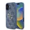 Guess iPhone 16 Plus Backcover hoesje 4G PU Big Logo - Blauw-1-Cityhoesje.nl