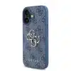 Guess iPhone 16 Plus Backcover hoesje 4G PU Big Logo - Blauw-3-Cityhoesje.nl
