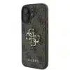 Guess iPhone 16 Plus Backcover hoesje 4G PU Big Logo - Bruin-3-Cityhoesje.nl