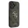 Guess iPhone 16 Plus Backcover hoesje 4G PU Big Logo - Bruin-4-Cityhoesje.nl