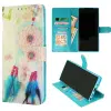 Samsung S24 FE-Bookcase Print- Dromenvanger Blauw-1-Cityhoesje.nl