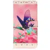 Samsung S24 FE-Bookcase Print-Vlinder Roze-2-Cityhoesje.nl