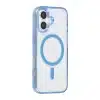 TUNIQ - Backcover iPhone 16 Plus - Magsafe silicone - Transparant - Blauw - Thumbnail Image 2