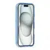 TUNIQ - Backcover iPhone 16 Plus - Magsafe silicone - Transparant - Blauw - Thumbnail Image 3