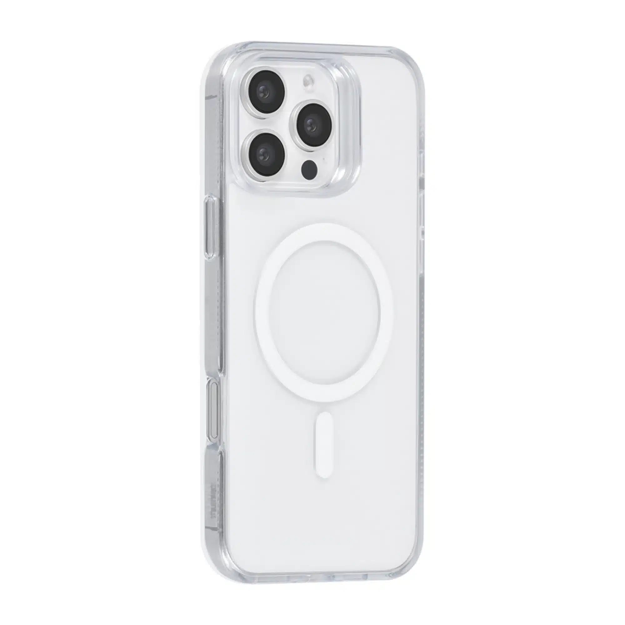 TUNIQ - Backcover iPhone 16 Pro - Magsafe - silicone -  Transparant Wit - Afbeelding 2