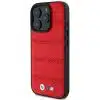 BMW-iPhone 16 Pro Rood hardcase Perforated Stitched Line MagSafe-2-Cityhoesje.nl