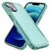 Cotyhoesje-iPhone 15-Anti-drop Back Cover Shockproof PC+TPU Bckcase-Groen-1-Cityhoesje.nl