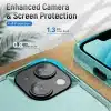 Cotyhoesje-iPhone 15-Anti-drop Back Cover Shockproof PC+TPU Bckcase-Groen-2-Cityhoesje.nl