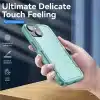 Cotyhoesje-iPhone 15-Anti-drop Back Cover Shockproof PC+TPU Bckcase-Groen-5-Cityhoesje.nl