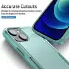 Cotyhoesje-iPhone 15-Anti-drop Back Cover Shockproof PC+TPU Bckcase-Groen-6-Cityhoesje.nl