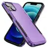 Cityhoesje - Backcover iPhone 15 - Anti-drop - Paars - Thumbnail Image 1