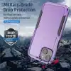 Cityhoesje - Backcover iPhone 15 - Anti-drop - Paars - Thumbnail Image 4