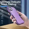 Cityhoesje - Backcover iPhone 15 - Anti-drop - Paars - Thumbnail Image 3