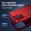 Cotyhoesje-iPhone 15-Anti-drop Back Cover Shockproof PC+TPU Bckcase-Rood-3-Cityhoesje.nl