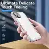 Cotyhoesje-iPhone 15-Anti-drop Back Cover Shockproof PC+TPU Bckcase -Roze-5-Cityhoesje.nl