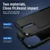Cotyhoesje-iPhone 15-Anti-drop Back Cover Shockproof PC+TPU Bckcase -Zwart-3-Cityhoesje.nl
