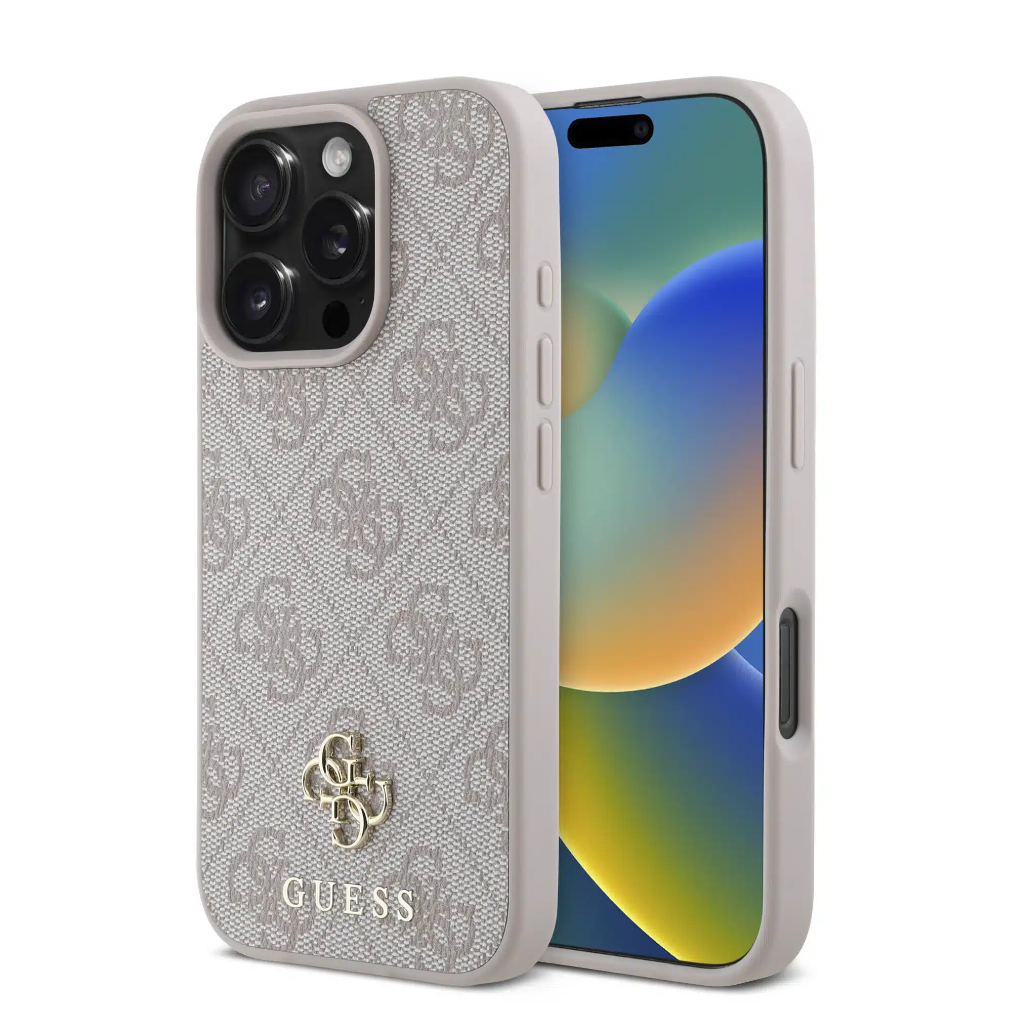 Guess iPhone 16 Pro Max Backcover hoesje Magsafe 4G Small - Roze-1-Cityhoesje.nl