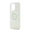 Guess iPhone 16 Pro Max Backcover hoesje Magsafe IML Rhinestones - Wit-6-Cityhoesje.nl