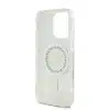 Guess iPhone 16 Pro Max Backcover hoesje Magsafe IML Rhinestones - Wit-7-Cityhoesje.nl