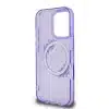 Guess iPhone 16 Pro Max Backcover hoesje Magsafe IML flowers wreath - Paars-7-Cityhoesje.nl