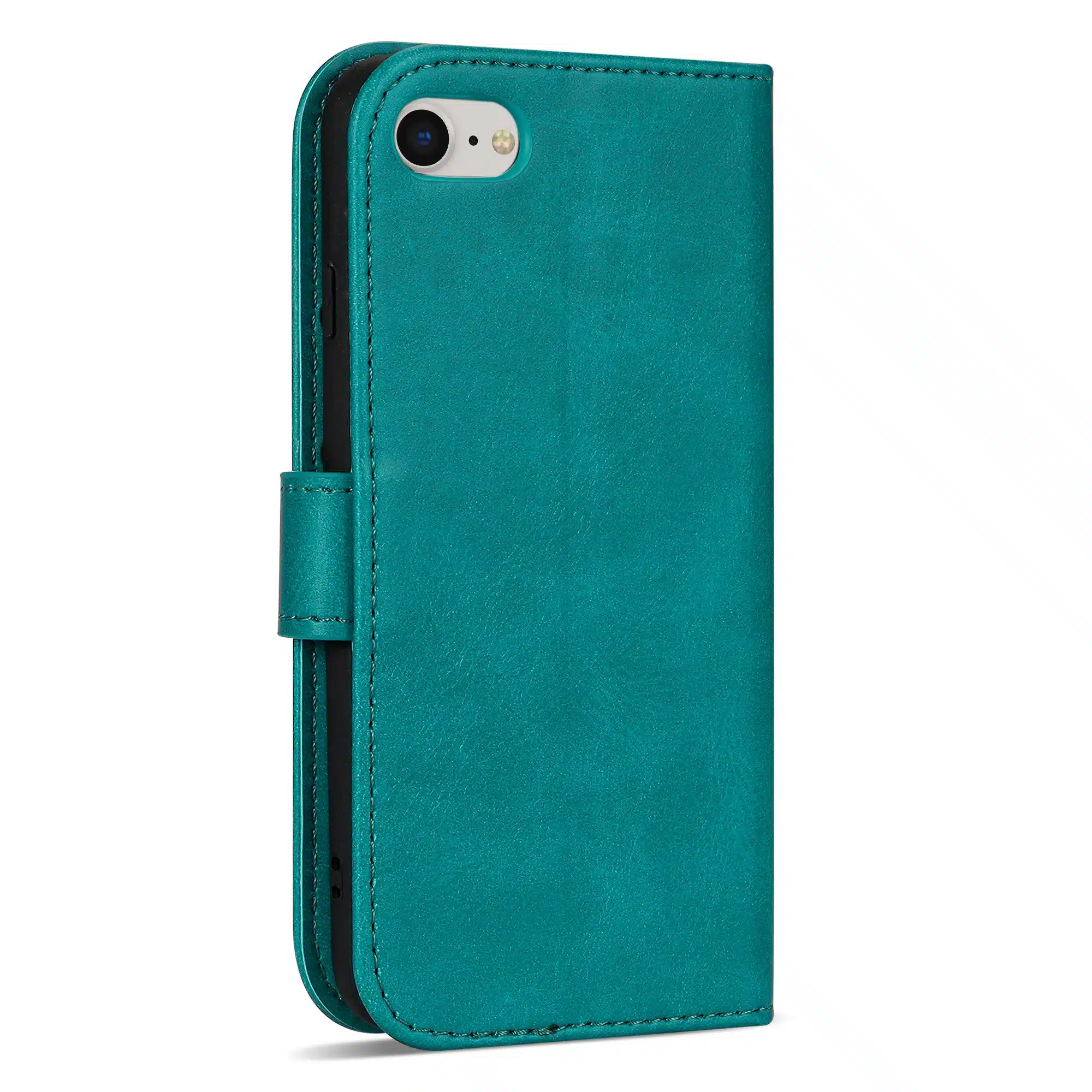 Solidenz - Bookcase iPhone SE (2022 / 2020) – iPhone 8 en iPhone 7 – Blauw - Afbeelding 5