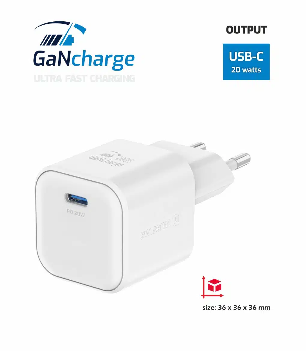 Swissten - 20W UBS-C Travel Charger - Wit - Afbeelding 4