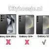 Translucent Matte Skin MagSafe Armor Case - Samsung S24 - Zwart _ 3-Cityhoesje.nl