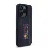 Red Bull - Backcover iPhone 16 Pro - MagSafe - Liquid Silicon - With Vertical Logo - DonkerBlauw - Thumbnail Image 4