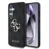 Guess - Geschikt voor Samsung S24 Plus/S25 Plus - Backcover - 4G PU Big Logo - Zwart - Thumbnail Image 1