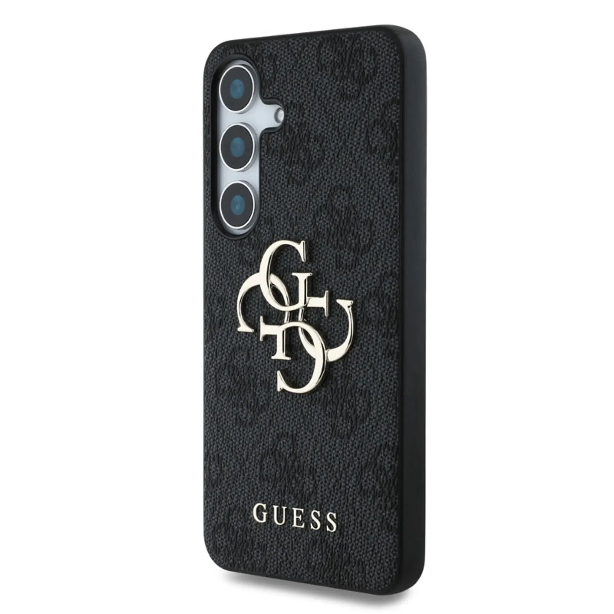 Guess - Geschikt voor Samsung S24 Plus/S25 Plus - Backcover - 4G PU Big Logo - Zwart - Afbeelding 2