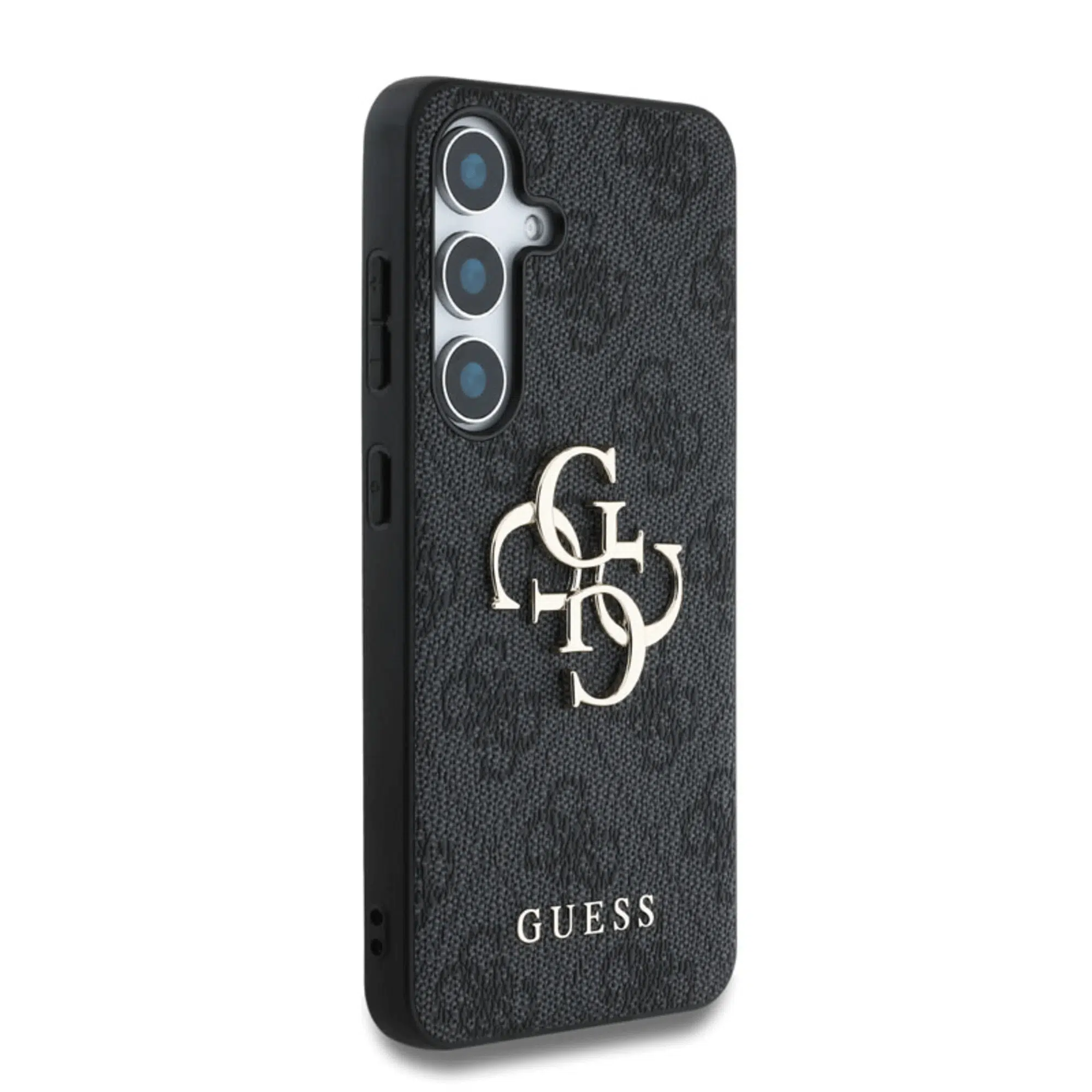Guess - Geschikt voor Samsung S24 Plus/S25 Plus - Backcover - 4G PU Big Logo - Zwart - Afbeelding 4