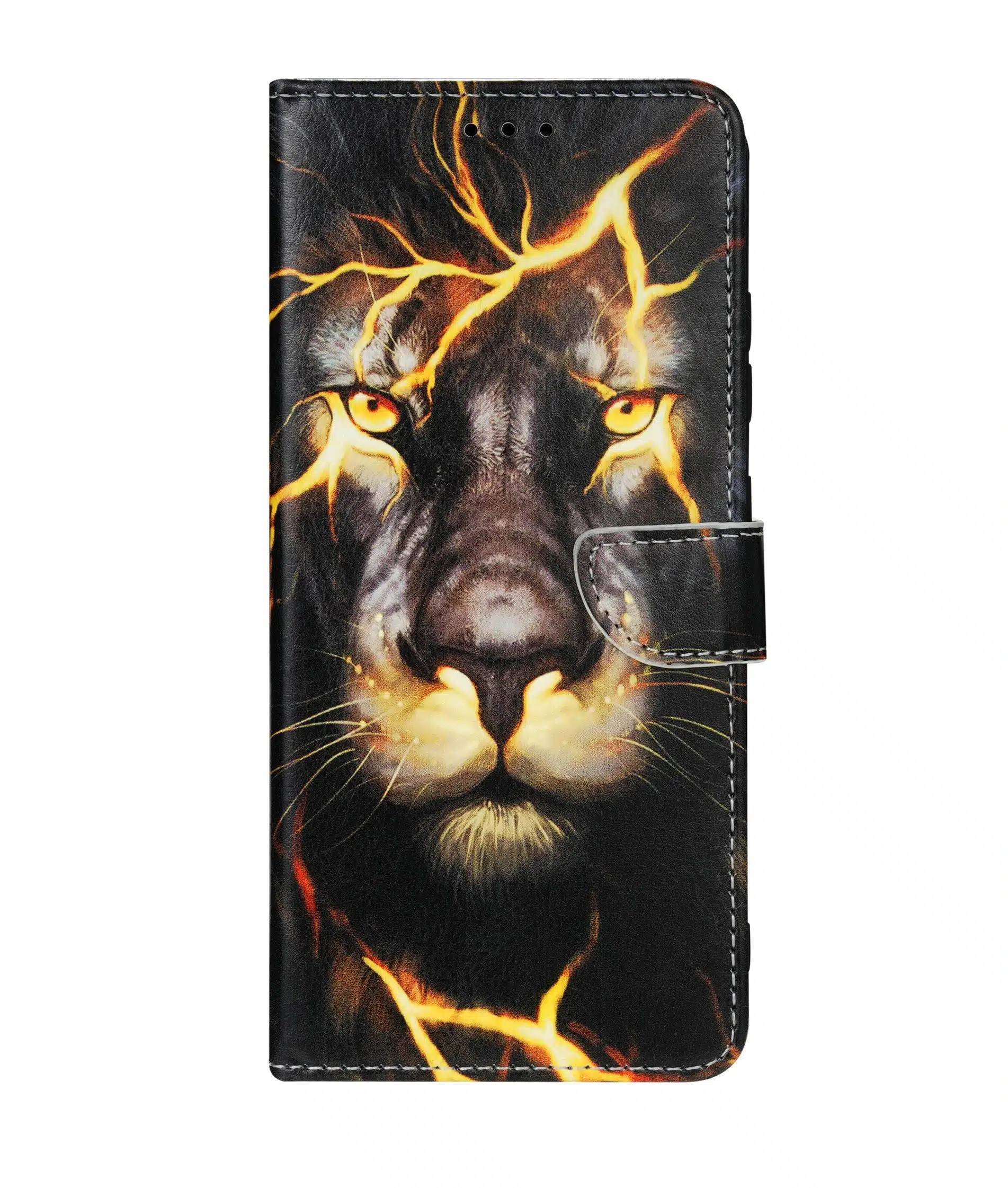 Solidenz – Bookcase – Geschikt voor – Samsung A26 – Print Leeuw - Afbeelding 3