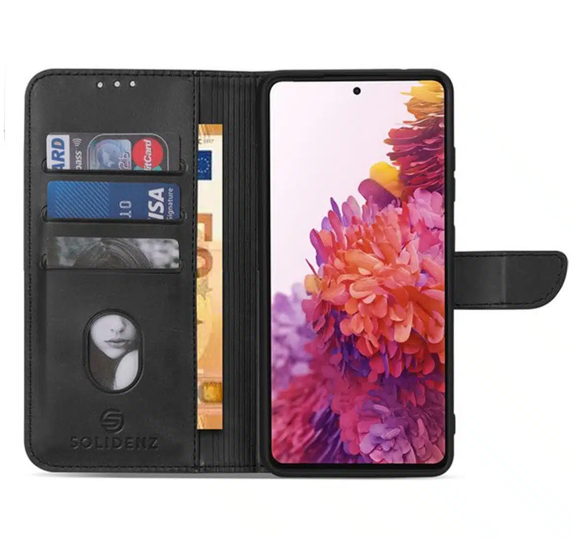 Solidenz – Bookcase – Geschikt voor – Samsung A26 – Print Leeuw - Afbeelding 6