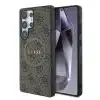 Guess - Geschikt voor Samsung S25 Ultra - Backcover hoesje - 4G Colored Ring Classic Logo - MagSafe - Bruin - Thumbnail Image 1