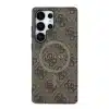 Guess - Geschikt voor Samsung S25 Ultra - Backcover hoesje - 4G Colored Ring Classic Logo - MagSafe - Bruin - Thumbnail Image 3