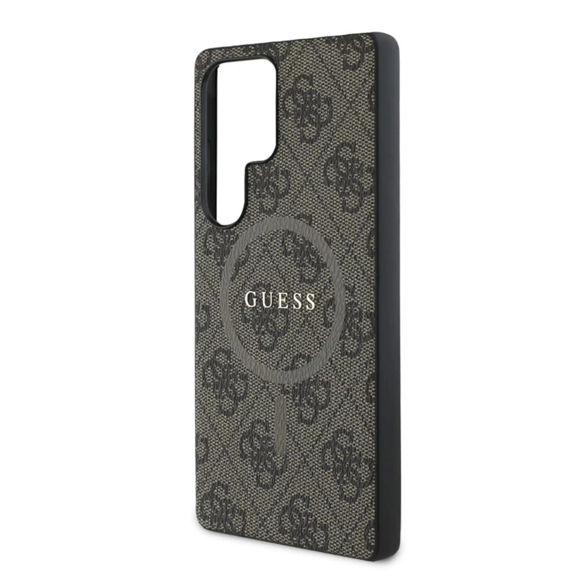 Guess - Geschikt voor Samsung S25 Ultra - Backcover hoesje - 4G Colored Ring Classic Logo - MagSafe - Bruin - Afbeelding 5