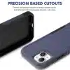iPhone 15 PC+TPU Dual Layer Protection Cover Drop- Case-Blauw-5-Cityhoesje.nl